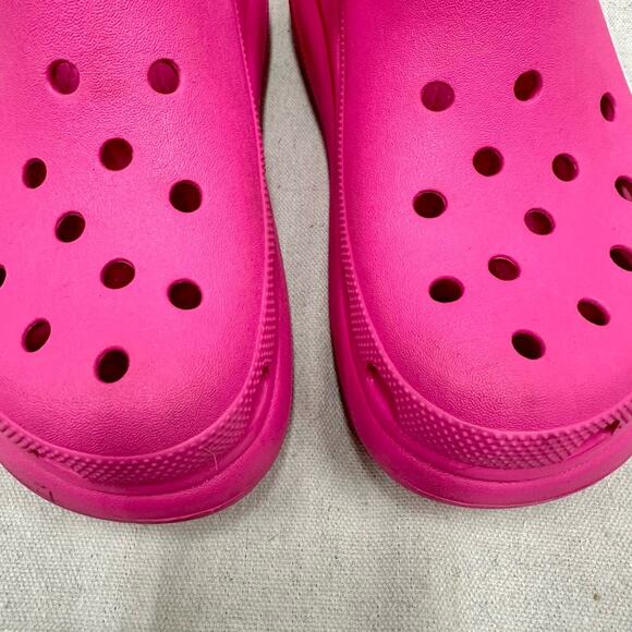 Crocs Classic Crush Platform Clog in Juice pink women size 9 mens 7 - Picture 5 of 13
